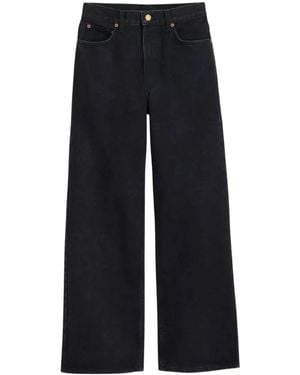 B Sides Cropped Jeans - Blu