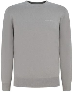 John Richmond Round-Neck Strickwaren - Grau