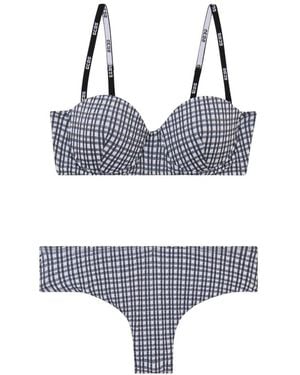 Gcds Badmode ,Zwart ,Vichy Bikini