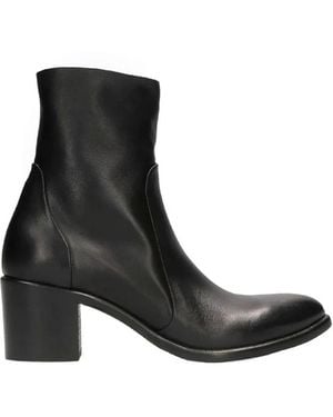 Strategia Heeled Boots - Black