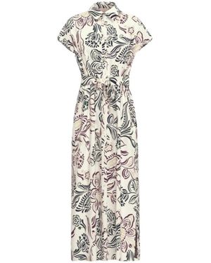 Marella Emme Jurken Groen - Metallic
