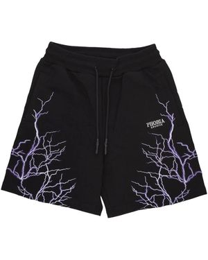 PHOBIA ARCHIVE Casual Shorts - Black