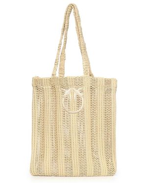 Pinko Shopping Bags - Natural