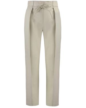 Yves Salomon Slim-Fit Trousers - Grey
