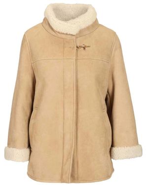 Fay Schaapsleren Cape - Naturel