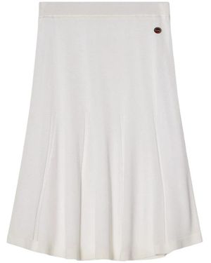 BUSNEL Midi Skirts - Blanco