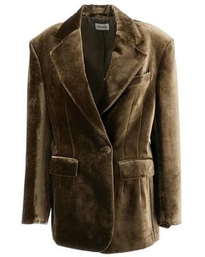 P.A.R.O.S.H. Jassen ,Bruin ,Ravel Blazer - Groen