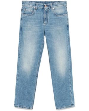 Brunello Cucinelli Cropped Jeans - Blue