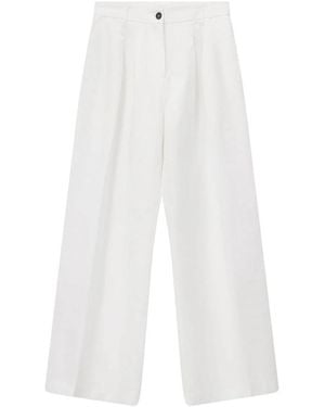 Massimo Alba Wide Trousers - White
