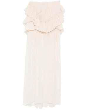 Dries Van Noten Maxi Skirts - Blanco