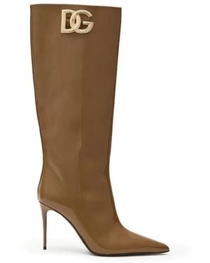 Dolce & Gabbana Heeled Boots - Marron