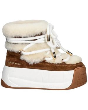 Naked Wolfe Darling Schneestiefel - Mettallic