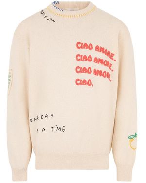 Roberto Collina Round-Neck Knitwear - Blanco