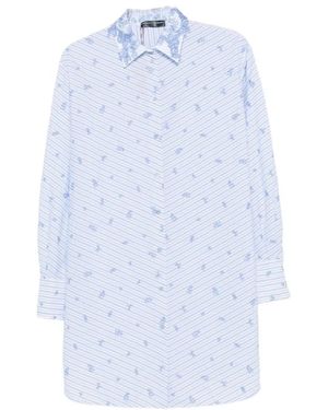 Ermanno Scervino Overhemden ,Blauw ,Shirts