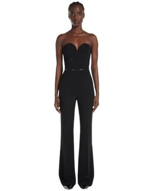 Max Mara Jumpsuits & Playsuits ,Zwart ,Polyester Zeda Jumpsuit
