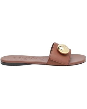 Loewe Sliders - Marron