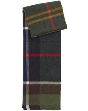 Barbour Accessoires ,Veelkleurig ,Wol Rosefield Tartan Sjaal - Groen
