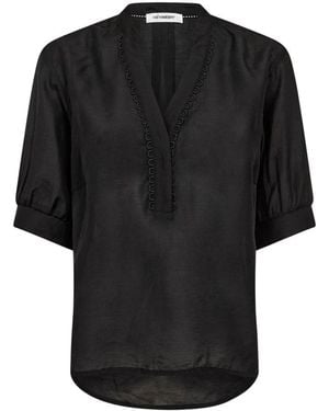 co'couture Overhemden ,Zwart ,Blouses