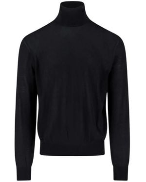 Saint Laurent Truien & Vesten ,Zwart ,Wol Wool Turtleneck