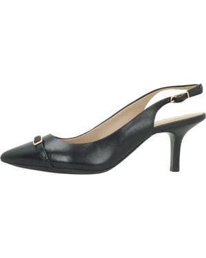 Geox Schoenen ,Zwart ,Leer Kleopy Slingback Pump - Grijs