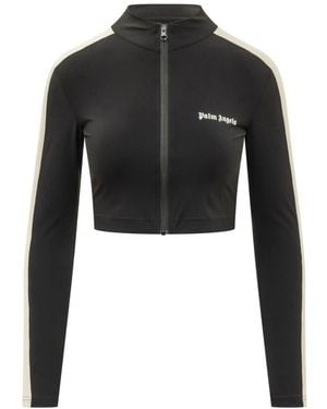 Palm Angels Long Sleeve Training Tops - Negro