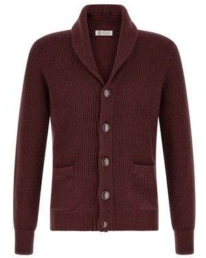 Brunello Cucinelli Cardigans - Purple