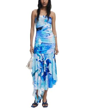 Desigual Midi Dresses - Azul