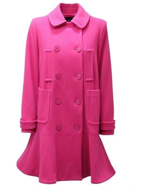 Armani Double-Breasted Coats - Pink