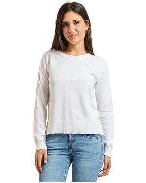 K-Way Domitine Baumwollpullover - Weiß