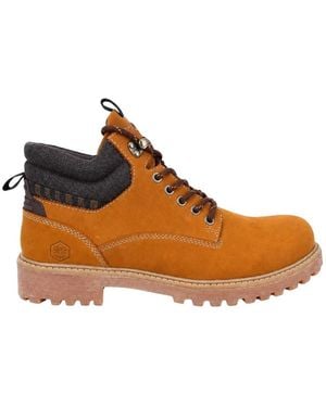 Lumberjack Lace-Up Boots - Marron