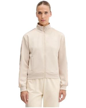 Guess Yarrow Zip-Through Sweatshirt - Naturel