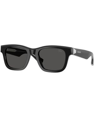 Burberry Quadratische Sonnenbrille - Schwarz