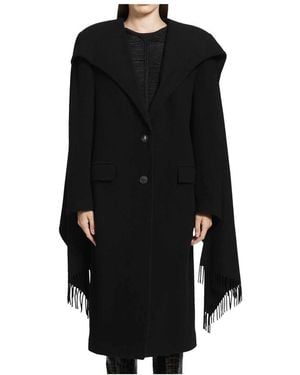 The Attico Single-Breasted Coats - Black