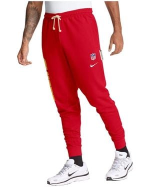 Nike Fitness ,Rood ,Katoen Ground Game Sideline Taper Pants