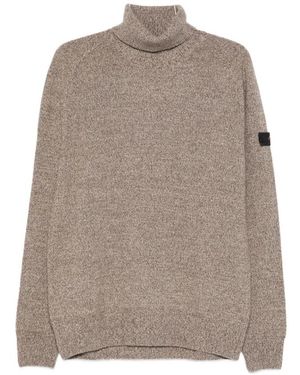 Peuterey Kowal Sweater Met Hoge Kraag - Grijs