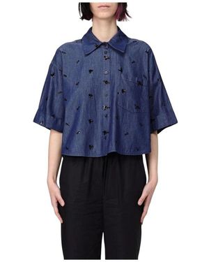 Kaos Denim Shirts - Blue