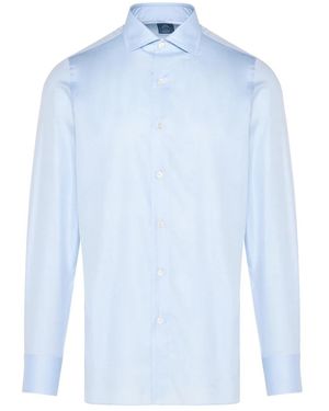 Finamore 1925 Formal Shirts - Blu