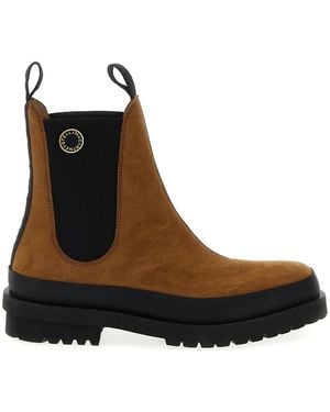 Stella McCartney Chelsea Alter Suede Enkellaarsjes - Bruin