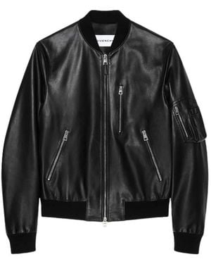 Givenchy Leren Jassen - Zwart