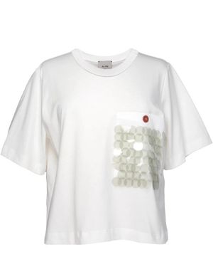 Alysi T-Shirt Girocollo - Weiß