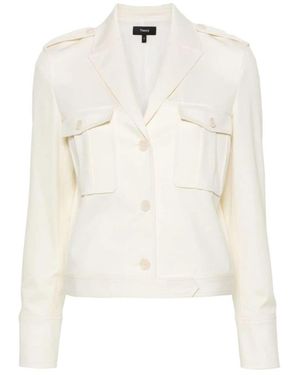 Theory Bxy Militaire Jas - Wit