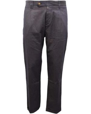 Officina 36 Straight Trousers - Blue