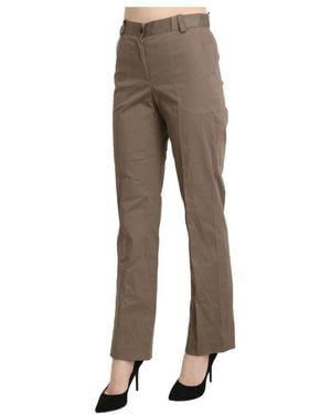Bencivenga Straight Trousers - Marrone