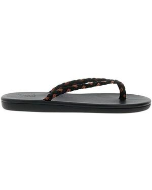 Ancient Greek Sandals Flip Flops - Black