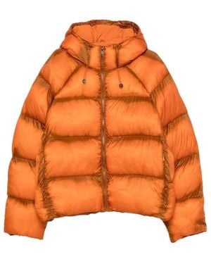 Daily Paper Jassen ,Oranje ,Raglan Sleeve Dias Puffer Jas
