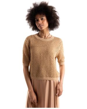 ViCOLO Round-Neck Knitwear - Marron
