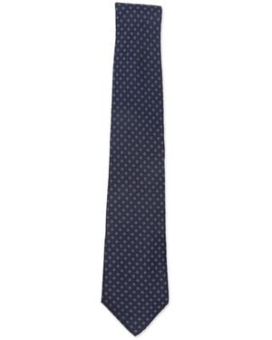 Canali Zijden Stropdas - Blauw