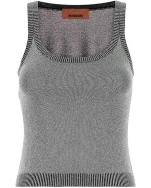 Missoni Sleeveless Knitwear - Gray