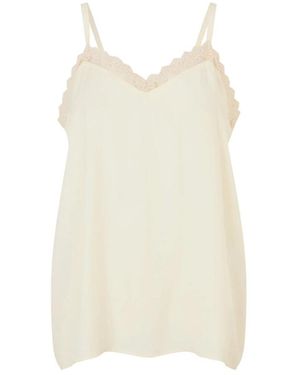 Lolly's Laundry Sleeveless Tops - Natural