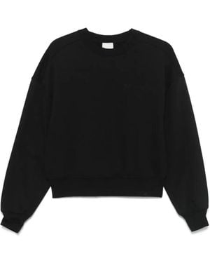 Calvin Klein Cotton Terry Sweatshirt - Zwart